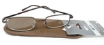 Foster Grant E-z Reader Reading Glasses W. Case Nash Brn 49/17-140 Chs Diopter. Fixed Price $12.99.