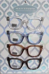 Max Studio 4-PACK Premium Quality Reading Glasses Readers Translucent Colors New. Fixed Price $36.54.