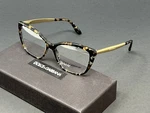 Dolce & Gabbana Eyeglasses DG3280-911 Cube Black Gold 52MM Women's Cat Frame. Fixed Price $218.90.