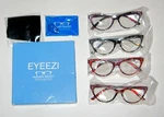 Eyeezi 4PC Cat Reading Glasses For Womenblue Light Flexible Spring Hinge. Fixed Price $11.99.