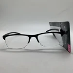Foster Grant Paolo Blk Readers +2.50 Black Half Rim Reading Glasses. Fixed Price $9.95.