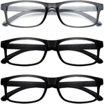 Unisex 3-PACK Reading Glasses With Blue Light And Uv Protection Great Fit. Fixed Price $11.99.