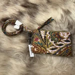 Nwt Vera Bradley Zip Id Lanyard - Buta Spray Print Beautiful!. Fixed Price $22.00.