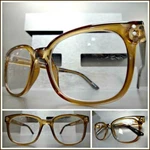 Classic Vintage Retro Style Rx Able Reading Glasses Readers Brown Optical Frame. Fixed Price $13.01.