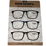 Eddie Bauer Reading Glasses 3-PACK +3.00 Card Readers Foldable Designer. Fixed Price $28.97.
