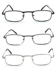 Eye Zoom 3 Pack Vintage Metal Reading Glasses For And Women. Fixed Price $15.99.