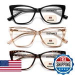 Pubowt Bifocal Reading Glasses Women Oversized Blue Light Blocking Cat Eye Compu. Fixed Price $45.71.
