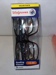 3 Pair Value Pack Walgreens Readers +2.50 Reading Glasses. Fixed Price $6.00.