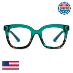 Fanfare - Teal/teal Botanico +1.25. Fixed Price $47.82.
