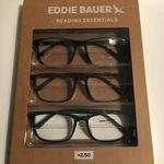 Eddie Bauer Designer Reading Glasses Pack Readers +2.50 EB39454R250AS 140MM. Fixed Price $29.99.