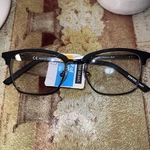 Foster Grant LO0721 Perkins Blk Black Full Rim Plastic Eyeglass Frames. Fixed Price $16.99.