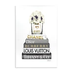 Stupell Industries 'white Poppies Grey Fashion Books', Wall Plaque Art, 10 X 15. Fixed Price $35.48.