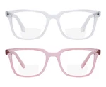 Yogo Vision 2 Pack Bifocal Reading Glasses Readers For Women Anti Glare L.... Fixed Price $25.04.