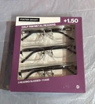 Design Optics By Foster GRANT,+1.50, Reading Glasses, 3-PACK. Fixed Price $12.99.