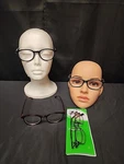 Pair +1.75 Equate Reading Glasses With Pouches Plastic & Wire Frames. Fixed Price $17.99.