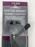 E119 Foster Grant Manning Gun Men's Reading Glasses +3.00 Readers Rubber Temple. Fixed Price $14.99.