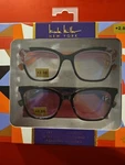 Nicole Miller New York Designer Light Reading Glasses +2.00 Readers Blues. Fixed Price $31.99.