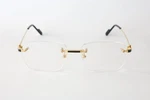 New Cartier Eyewear Optical Eyeglasses CT0343O 001 Gold. Fixed Price $720.32.