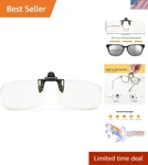 Comfortable Clip-on Magnifiers Easy Reading Blue Light Protection, 1.5X. Fixed Price $24.99.