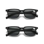 2 Pk Unisex Full Lens Tinted Readers Reading Sunglasses UV400 Black Frame. Fixed Price $13.59.