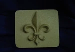Qty 2 Square Fleur De Lis Craft Mold For Soap Making / Plaster Plaques 4631. Fixed Price $17.00.