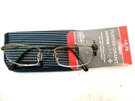 New Premium Foster Grant Hyperflex Gunmetal Reading Glasses Soft Case Free Ship. Fixed Price $13.98.