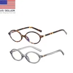Reading Glasses Women Oval Narrow Frames Multicolor 2 Piece Set Strength +3.00. Fixed Price $11.00.
