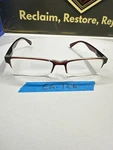 Vintage Brown Half Rim Reading Glasses +2.00 LO0617 52-18-140. Fixed Price $24.99.