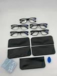 Fetrrc 5-PACK Blue Light Glasses Stylish Square Readers For & Women. Fixed Price $19.99.