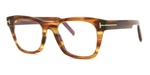 New Tom Ford FT5886-B 047 Light Brown 52MM Authentic Eyeglasses 52-20-145. Fixed Price $144.00.