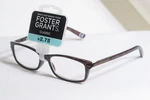 +2.75 Foster Grant "roman" Rectangulartortoise Brown Reading Glasses #262. Fixed Price $12.99.
