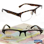 +1.25 To +4.00 Reading Glasses Womens Semi Rimless Readers Quality Moxie. Fixed Price $13.99.