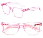 2 Pairs Transparent Neon Classic Clear Frame Reading Glasses Unisex Readers Lot. Fixed Price $12.95.
