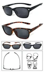 1 Or 2 Pair Retro Square Frame Women Hang Neck Reading Sunglasses Reader. Fixed Price $22.95.