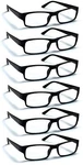 Boost Eyewear 6-PACK Reading Glasses Black Frames Spring Hinges. Fixed Price $25.73.