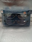 Half Frame Reading Glasses, +375 Metal Moon Readers For Women 2 Pairs. Fixed Price $12.99.