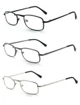 Eye Zoom 3 Pack Vintage Metal Reading Glasses For And Women. Fixed Price $15.99.