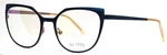 Nw 77TH Human Blockhead 6 Navy Womens Cat Eyeglasses 51-19-143 B:43. Fixed Price $44.99.