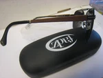 Men's Robert Graham Eyeglass Sunglass Frame Walker Blk 60-14-140-49V Wood Side. Fixed Price $59.99.