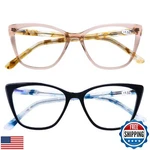 Aqwano Stylish Cat Eye Computer Reading Glasses Designer Blue Light Block. Fixed Price $39.99.