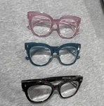 Max Studio Cat Eye Reading Glasses +3.00 MS24123 Milky Lavender Blue Tortoise. Fixed Price $32.00.