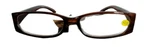 Cheetah Eyewear +3.00 Reading Glasses Rectangular Brown Acrylic Frames. Fixed Price $16.96.