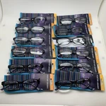 "12 Pair' Foster Grant Brianna Blu +2.00 Reading Glasses Crystal Vision. Fixed Price $48.00.