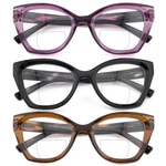 Ryegis 3 Pack Cat Eye Bifocal Reading Glasses For Women Stylish Blue Light. Fixed Price $33.62.