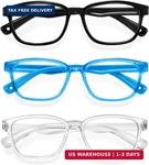 Okany Blue Light Glasses For Kids 3 Pack Anti Glare & Eye Strain Compute. Fixed Price $14.48.