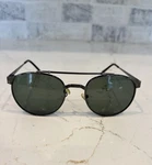 Aj Morgan Black Aviator Sunglasses With Leather Pouch. Fixed Price $12.00.