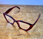 Nicole Miller New York Red Tortoise Shell Cate Eye Reading Glasses +1.5 Pre-own. Fixed Price $14.99.