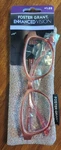 New Foster Grant Reading Glasses +1.25 Ros W/ Case Pink Glitter. Fixed Price $12.99.