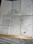 Antique 1891 Map Sketch: Morgan Canal And Cut Channel Dredged From Bolivar. Fixed Price $15.58.