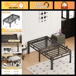 Heavy Duty Twin Size Bed Frame, 14" Metal Platform, 4000 Lbs Capacity, Under. Fixed Price $199.99.